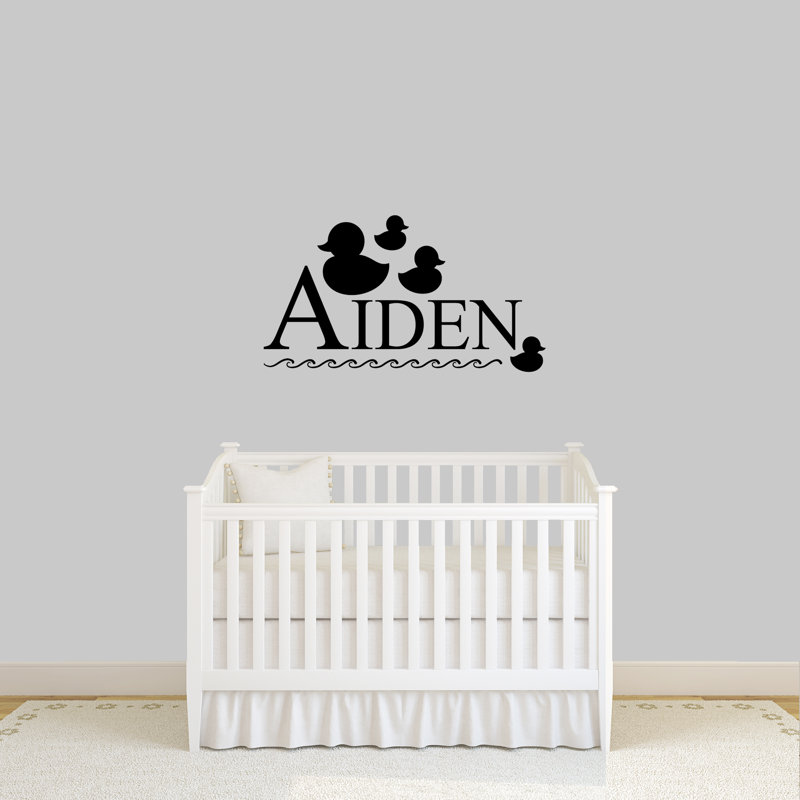 Text & Numbers Wall Decal, Black, Yes
