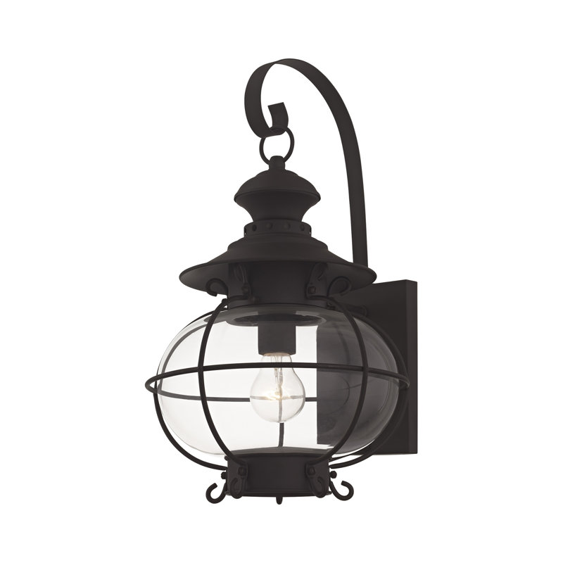 Shielo Solid Brass Wall Light, 17.75" H x 10.5" W x 11.75" D, Bronze