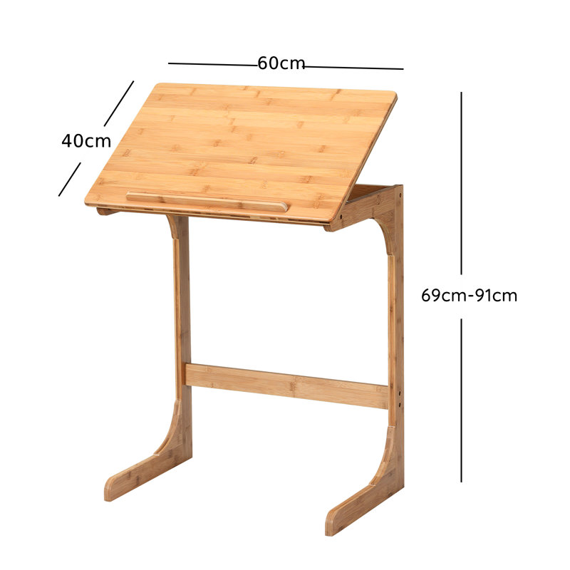 Kayeloni Tray Top C Table End Table, Walnut