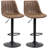 Kait Swivel Upholstered Adjustable Height Counter Stool with Metal Frame-1354896326