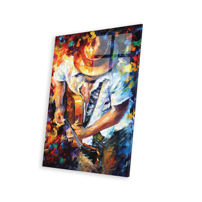 " Guitar and Soul " Acrylic Painting