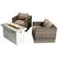 Ensemble de conversation pour 2 personnes avec foyer et coussins Sunbrella Lsi-1913818604