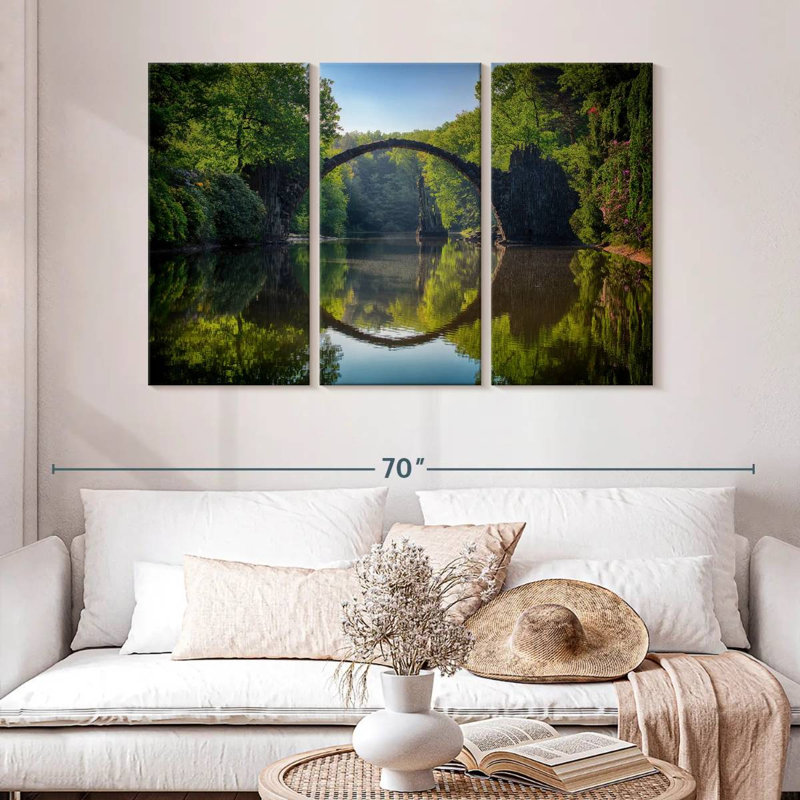Lilie Bridge Reflection, H 32 po x l 50 po