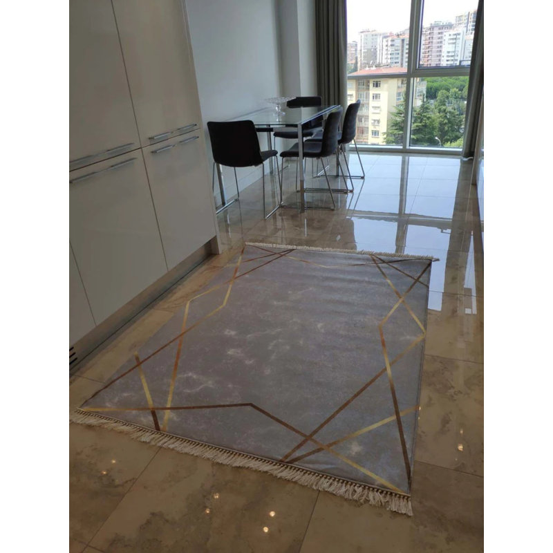 Tapis Masanao avec envers antidérapant, Rectangle 5 pi 3 po x 11 pi 6 po
