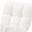 Chaise berçante rembourrée avec dossier haut Comfy