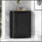 Black Bathroom Cabinet Triangle Corner Storage Cabinet With Adjustable Shelf Modern Style MDF Board-1505530574