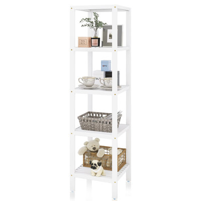 Addisynn Solid Wood Freestanding Bathroom Shelves