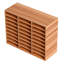 Organisateur de documents en bois 27 compartiments, tablettes réglables, centre de courrier en panneau de fibres à densité moyenne, rangement pour documents scolaires, documents, magazines-115899228-115899227