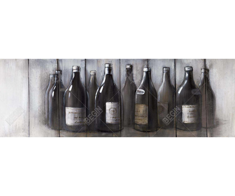 Décoration de cuisine moderne: art sur toile brune