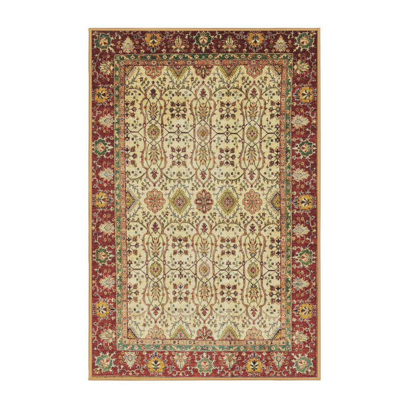 Abstract Indoor Rug, Rectangle 4' x 6'