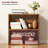 2-Tier Bookcase, Book Shelf, Open Storage Shelf, for Living Room, Home Office, Dinning Room-712778350