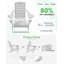Chaises d'extérieur pour foyer d'extérieur pliables en PEHD résistant aux intempéries avec porte-gobelet Adirondack-111030216