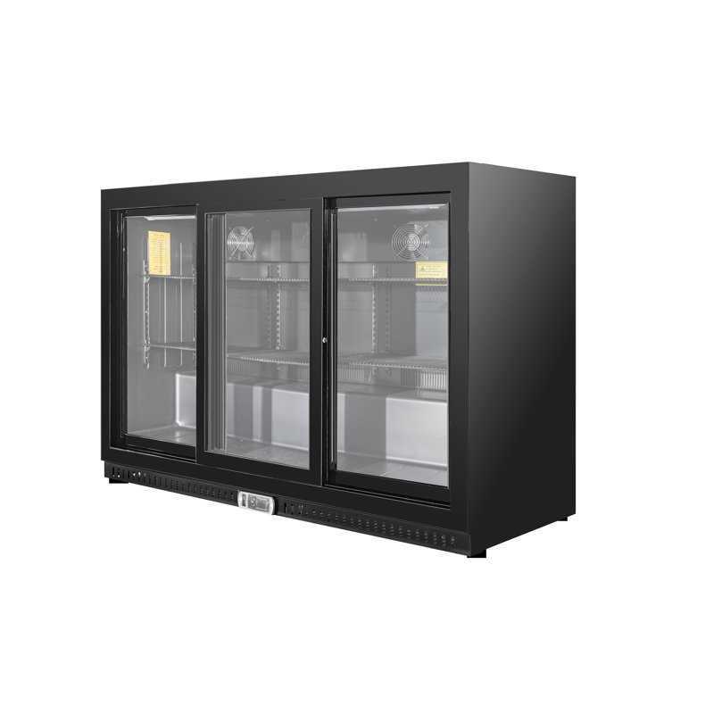 Vitlife 11.58 Cu.ft. Three Door Backbar Cooler, Stainless