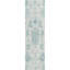 Caspar Floral Wool Blue Area Rug-49646152