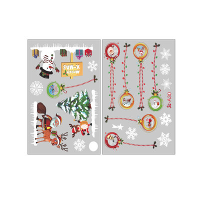 Christmas snowflakes Creative Affixed With Decorative Wall Window Decoratio