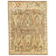 Hand Knotted Area Rug in Brown And Ivory
