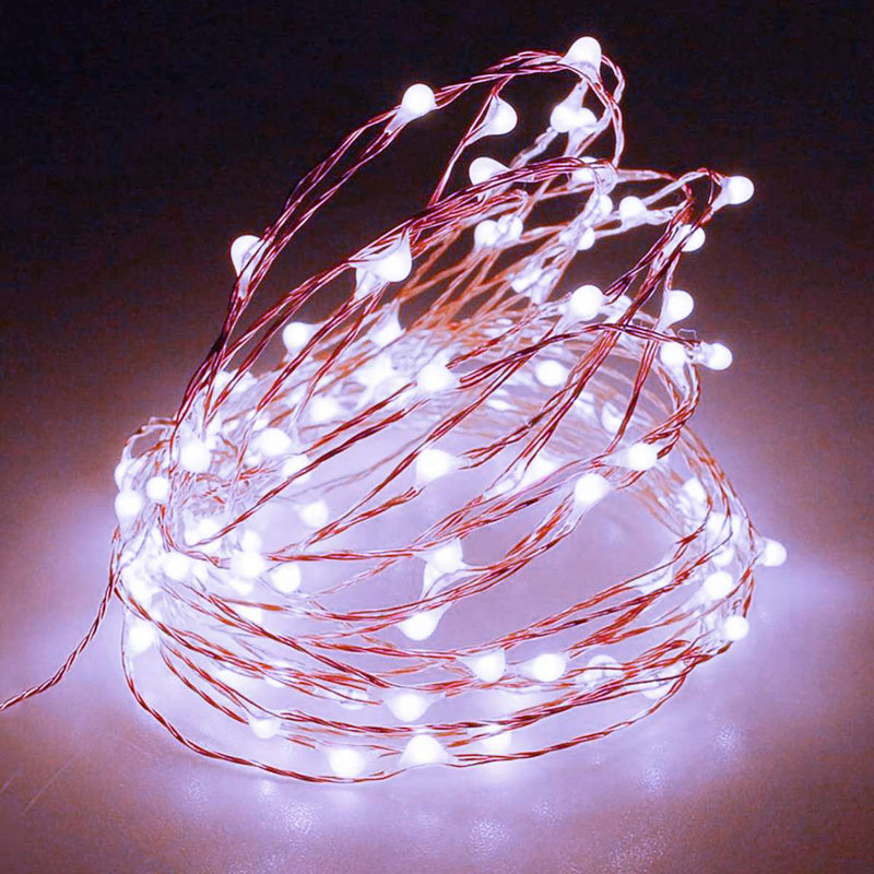 Guirlande de 200 lumières Kasuri, Blanc