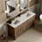Brookfield 72'' Double Bathroom Vanity with Top-113399121-113399119
