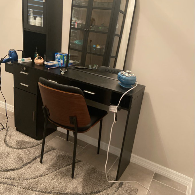 black brown ikea dressing table Maine Dressing Table