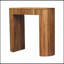 Console droite en bois massif Soba