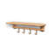 Faustina Wall Shelf with Hooks