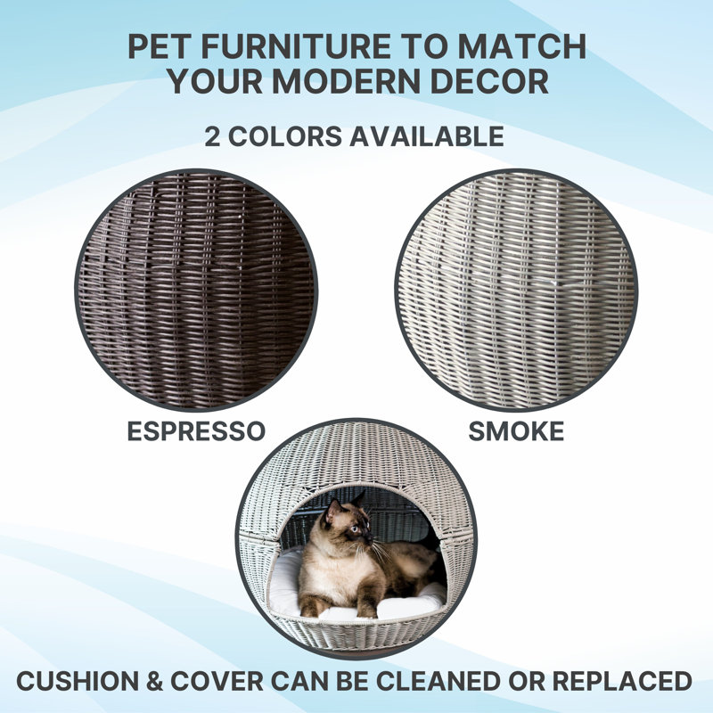 End Table Dog Dome, Smoke