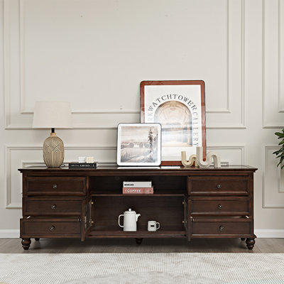 Light luxury American style TV cabinet