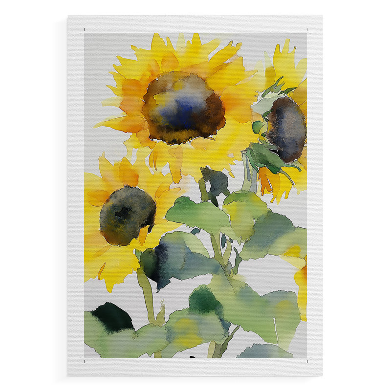Série FLORAL Dxxxx - Impression sur toile seulement - non encadrée, H 27 po x l 18 po