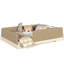 Lit double tapissier au sol avec garde-corps amovibles-597822852-597822855