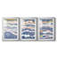 ABSTRACT Series cmxxv - impression encadrée de qualité supérieure sur mesure mat - 3 pièces-738731750-738731751