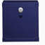Table de chevet bleue avec tablette ouverte-2063823556