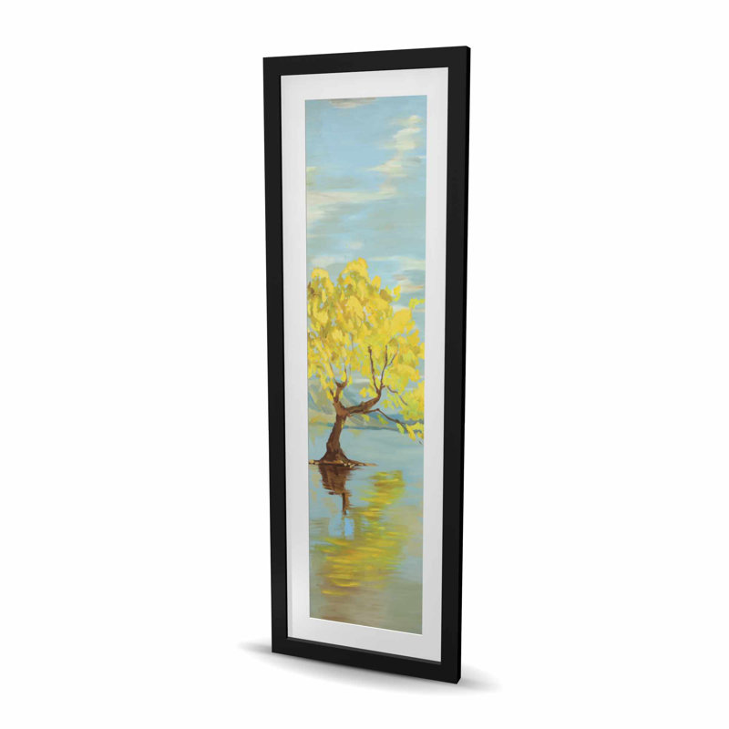 Printemps, paysage, reproduction encadrée
