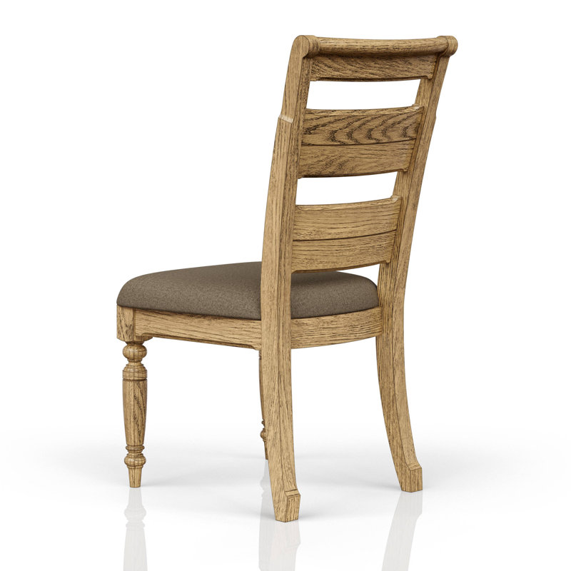 Chaise d'appoint à dossier échelle, Caramel