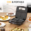 3 In 1 Electric Waffle, Grill & Sandwich Maker-115786067