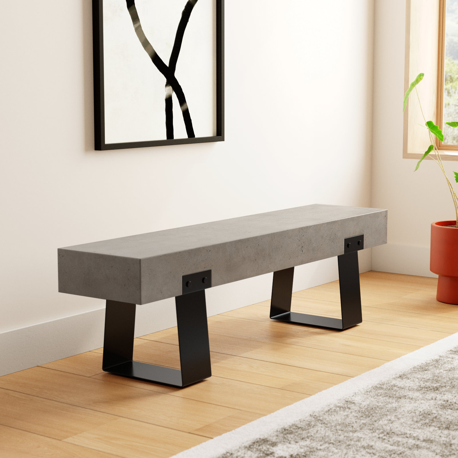 Kareen 63" Dining Bench