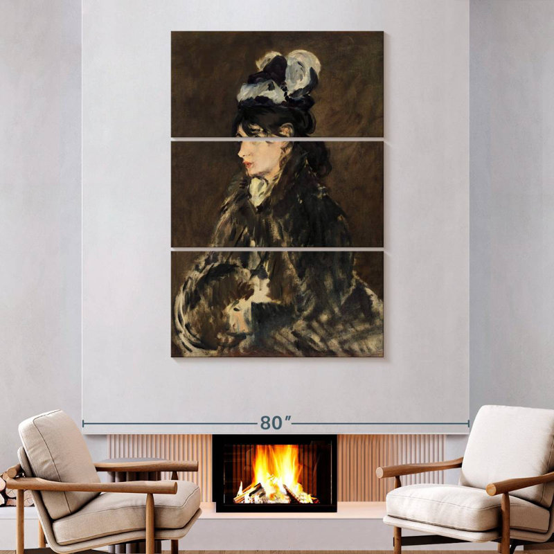 Leisha Berthe Morisot 1869-1873, H 74 po x l 48 po