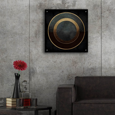 Art mural épique «Minimal Abstract Black 1» par Petals Prints Design, 24 po x 24 po