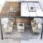 Outsunny 3.4 x 3 m Metal Lean-to Hardtop Gazebo, Wall-Mounted Pergola