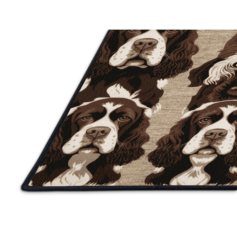  Tapis lavable American Water Spaniel, Rectangulaire 2 pi x 3 pi