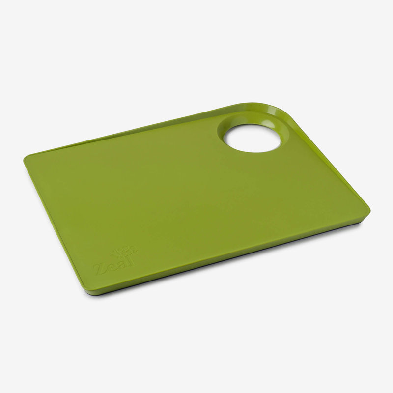 Straight to Pan Chopping Board, Large, 28.5cm L x 38.5cm W, Lime Green