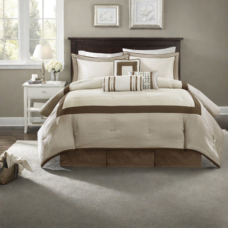 Piece Bedding Sets Cal King Polyester Modern Hotel Style For Home
