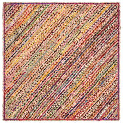 Polegate Hand Woven Jute, Cotton Rug