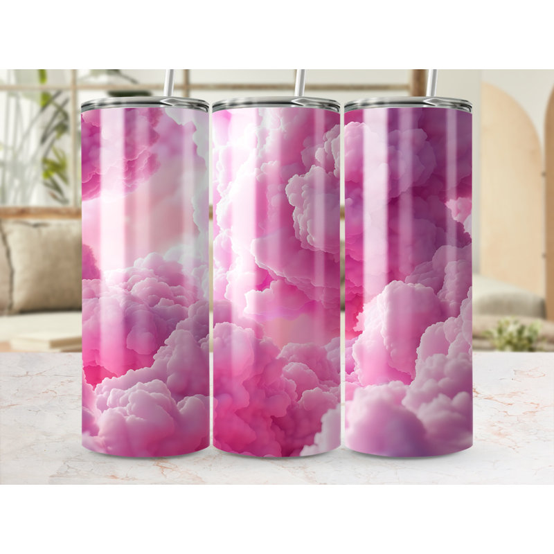Choose Handmade Tumblers 591ml Vacuum Insulated Stainless Steel (18/8) Travel Tumbler with Straw