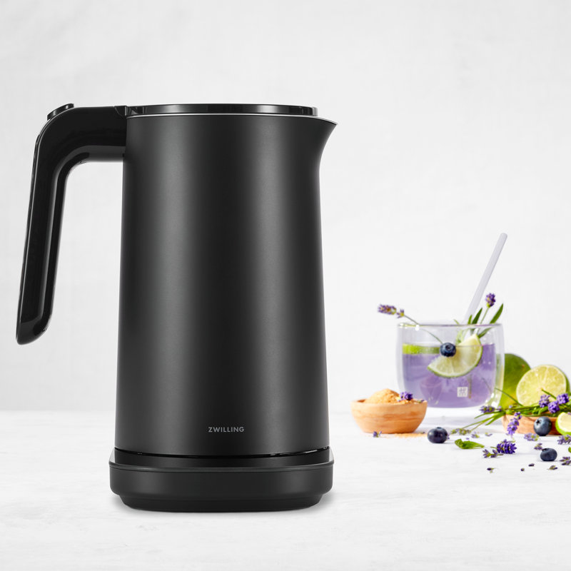 Enfinigy Cool Touch 1 - Liter Electric Tea Kettle, Black
