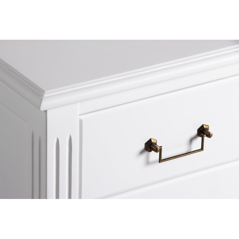 Capri 50cm W Solid Wood Bedside Table