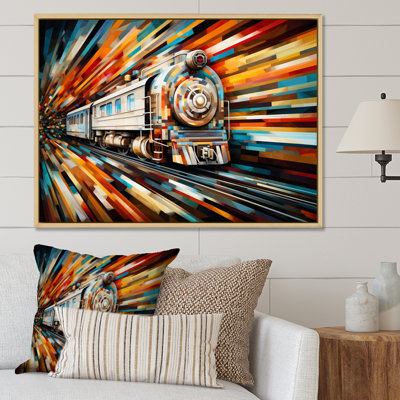 " Abstract Train Geometric Express I "