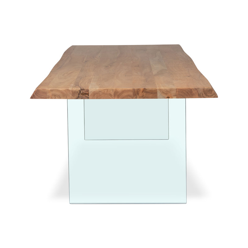 Brooks Solid Wood Dining Table, 29.75"H x 92"L x 40"W, Teak