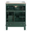 Ensemble de meuble-lavabo simple moderne 24 po avec tiroirs profonds et tablette réglable pour petits espaces Modern French-926757844-926757841