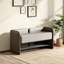 Tabouret avec rangement à chaussures 47,2 po-107556899