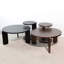 Ensemble de 2 tables basses gigognes-1235920928